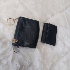 Liz Claiborne accessories wallet with genuine leather keyholder/key chain case